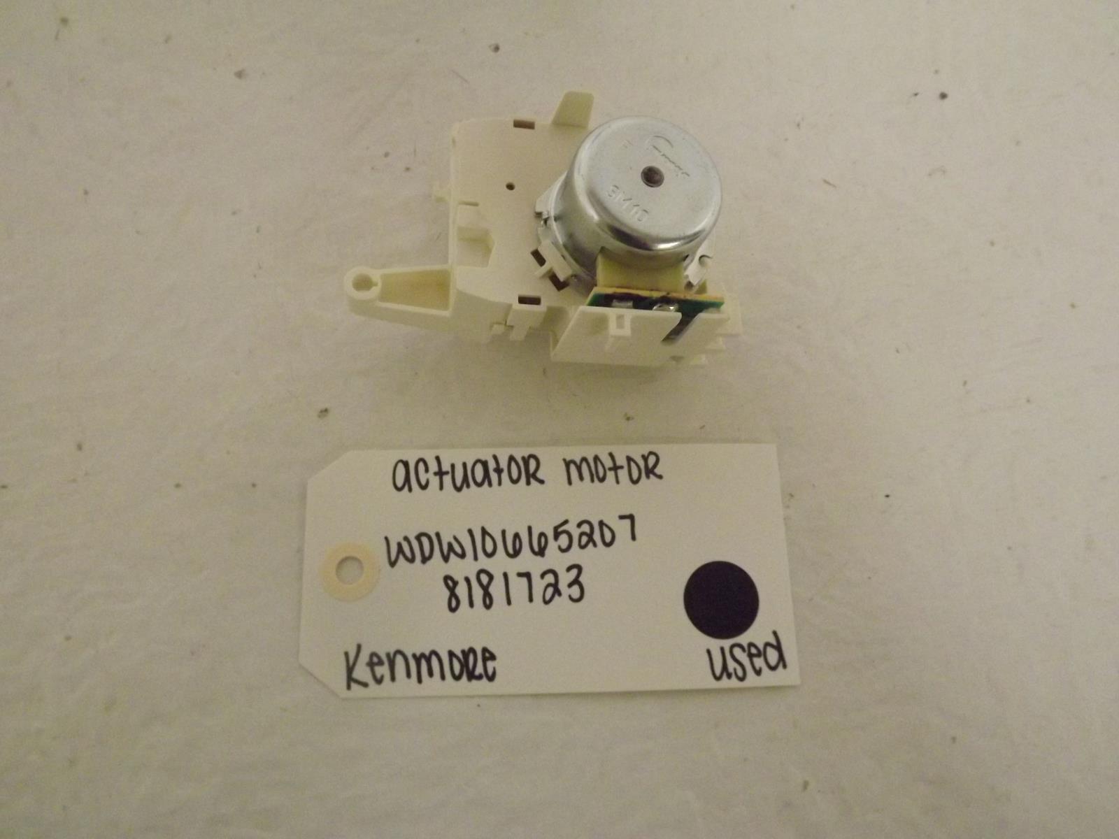 Kenmore Washer WPW10665207 8181723 Actuator Motor Used Kenmore Washer WPW10665207 8181723 Actuator Motor Used